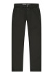Thumbnail Pantalon chino en coton mélangé noir pourvu d'une coupe droite