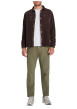 Thumbnail Chemise en coton de velours côtelé marron avec une coupe droite - Image 5