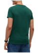 Thumbnail T-shirt en coton biologique vert à coupe droite pourvu d'un col rond - Image 3