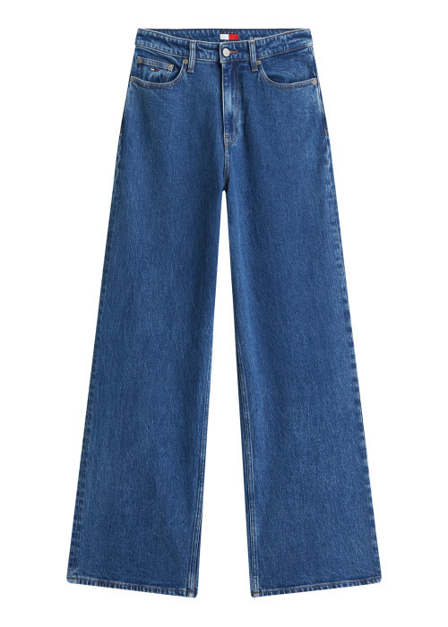 Jean Claire Wide en coton bleu indigo coupe wide leg pourvu de jambes larges