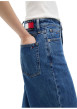 Thumbnail Jean Claire Wide en coton bleu indigo coupe wide leg pourvu de jambes larges - Image 4
