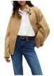 Thumbnail Jean Sylvia en coton bleu indigo coupe flare pourvu de poches - Image 5