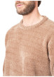 Thumbnail Pull beige uni avec une coupe droite et des manches longues - Image 4