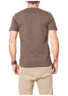 Thumbnail T-shirt en coton chocolat imprimé avec une coupe droite et un col rond - Image 2