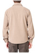 Thumbnail Chemise beige unie avec une coupe droite et des manches longues - Image 2
