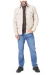 Thumbnail Chemise gris clair unie avec une coupe droite et des manches longues - Image 3