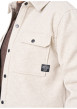 Thumbnail Chemise gris clair unie avec une coupe droite et des manches longues - Image 4