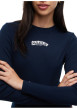 Thumbnail T-shirt en coton biologique marine coupe ajustée pourvu d'un col rond - Image 4