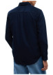 Thumbnail Chemise en coton biologique marine à coupe droite pourvue d'un col à revers - Image 3