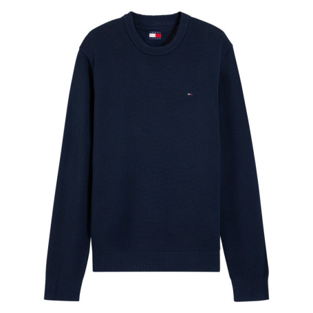 Pull en coton biologique marine à coupe droite...