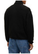 Thumbnail Sweat zippé noir pourvu d'une coupe droite et de poches plaquées - Image 3
