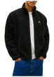 Thumbnail Sweat zippé noir pourvu d'une coupe droite et de poches plaquées - Image 5