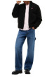 Thumbnail Sweat zippé noir pourvu d'une coupe droite et de poches plaquées - Image 6