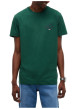 Thumbnail T-shirt en coton biologique vert à coupe droite pourvu d'un col rond - Image 2