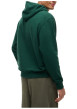 Thumbnail Sweat en coton mélangé vert à coupe droite pourvu d'un col à capuche - Image 3