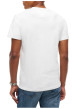 Thumbnail T-shirt en coton biologique blanc à coupe droite pourvu d'un col rond - Image 3