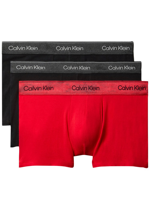 Lot de 3 boxers en coton multicolores pourvus...