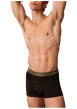 Thumbnail Lot de 5 boxers en coton noirs pourvus d'une taille élastiquée - Image 2