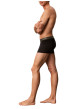 Thumbnail Lot de 5 boxers en coton noirs pourvus d'une taille élastiquée - Image 4