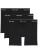 Thumbnail Lot de 3 boxers longs en coton noirs pourvus d'une taille élastiquée