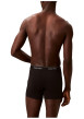 Thumbnail Lot de 3 boxers longs en coton noirs pourvus d'une taille élastiquée - Image 3