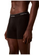 Thumbnail Lot de 3 boxers longs en coton noirs pourvus d'une taille élastiquée - Image 5