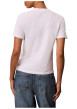 Thumbnail T-shirt en coton blanc à coupe droite pourvu d'un col rond ras-du-cou - Image 3