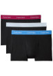 Thumbnail Lot de 3 boxers en coton noirs pourvus d'une taille élastiquée