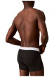 Thumbnail Lot de 3 boxers en coton noirs pourvus d'une taille élastiquée - Image 3