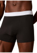 Thumbnail Lot de 3 boxers en coton noirs pourvus d'une taille élastiquée - Image 4