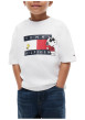 Thumbnail T-shirt blanc en coton agrémenté du logo imprimé sur la poitrine avec Snoopy - Image 2