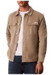 Thumbnail Chemise en coton beige à coupe droite pourvue d'un col à revers - Image 2