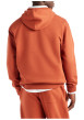 Thumbnail Sweat à capuche orange uni avec une coupe droite et des manches longues - Image 2
