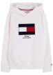 Thumbnail Sweat en coton biologique écru orné par un grand drapeau tricolore brodé