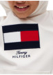 Thumbnail Sweat en coton biologique écru orné par un grand drapeau tricolore brodé - Image 4