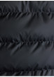 Thumbnail Doudoune à capuche noire unie avec logo blanc imprimé sur la poitrine - Image 5