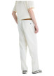 Thumbnail Pantalon jogging blanc avec une coupe droite et un logo brodé - Image 2
