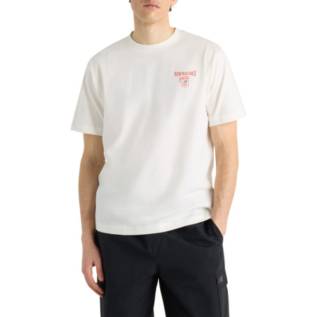 T-shirt en coton blanc imprimé London avec un...