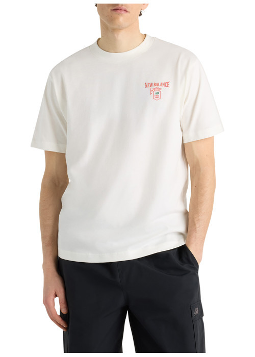 T-shirt en coton blanc imprimé London avec un...