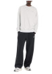 Thumbnail Pantalon jogging noir uni avec une coupe bootcut et une fermeture à cordon - Image 4