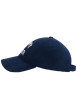Thumbnail Casquette bleu marine en velours côtelé ornée du logo brodé sur la face avant - Image 3
