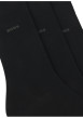 Thumbnail Lot de 3 paires de chaussettes hautes en coton mélangé noires - Image 2