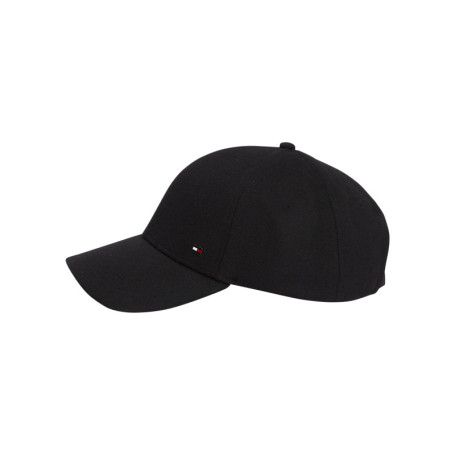 Casquette noire en laine mélangée ornée du logo...