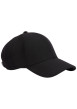 Thumbnail Casquette noire en laine mélangée ornée du logo brodé sur le flanc avant gauche - Image 3