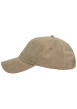 Thumbnail Casquette beige en velours côtelé ornée du logo avec une fermeture strapback - Image 3