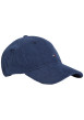 Thumbnail Casquette bleue en velours côtelé ornée du logo avec une fermeture strapback