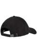 Thumbnail Casquette noire en velours côtelé agrémenté du logo avec une fermeture strapback - Image 2
