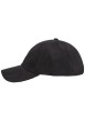 Thumbnail Casquette noire en velours côtelé agrémenté du logo avec une fermeture strapback - Image 3