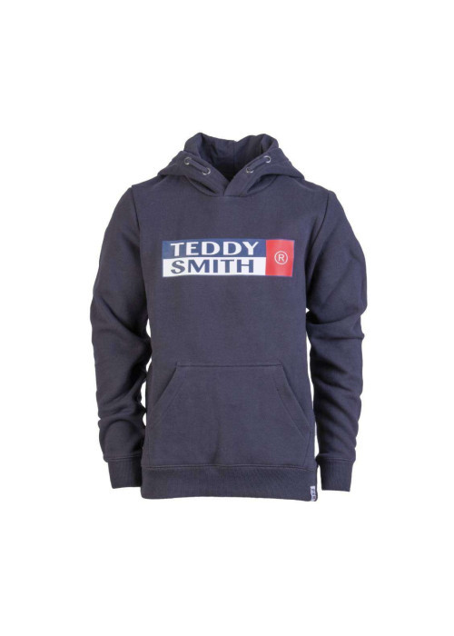 Sweat à capuche garçon bleu