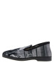Thumbnail Pantoufles noires à talon plat avec imprimé Zorro sur l'ensemble de la chaussure - Image 4